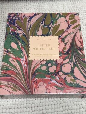 Rifle Paper Co. Florence Letter Writing Set Marble Stationery Boxed Set NWT